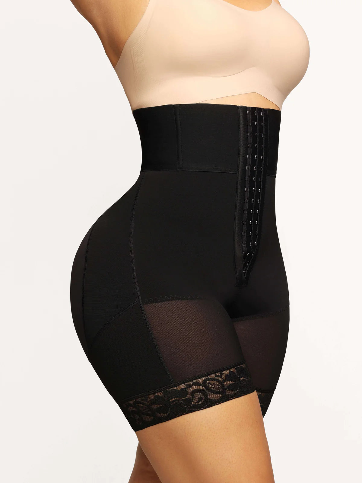 Luna (3-bones Triple-breasted High-waisted Elastic Body Butt Lifter)