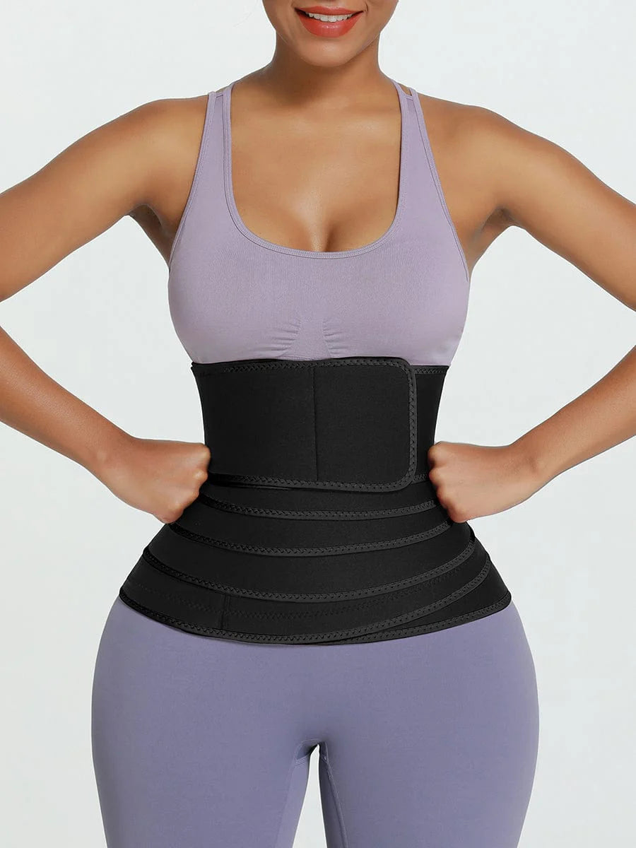 Wrap Shaper Belt (Tummy control, Fat burning, Fitting waist trimmer wrap shaper belt)