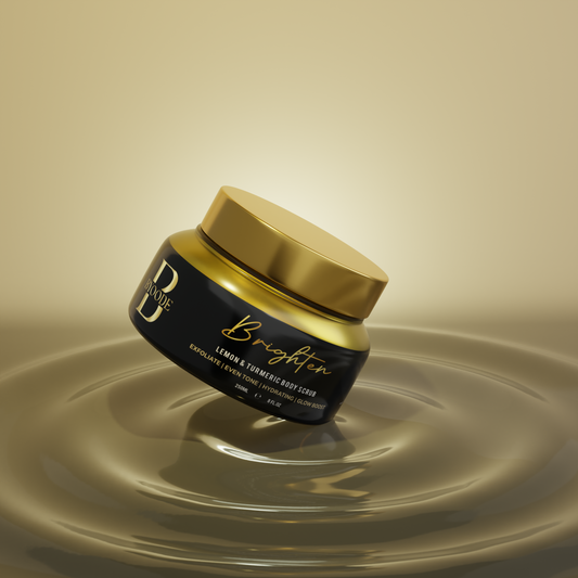 BRIGHTEN (LEMON & TURMERIC) BODY SCRUB  size now upgraded to (250ml)