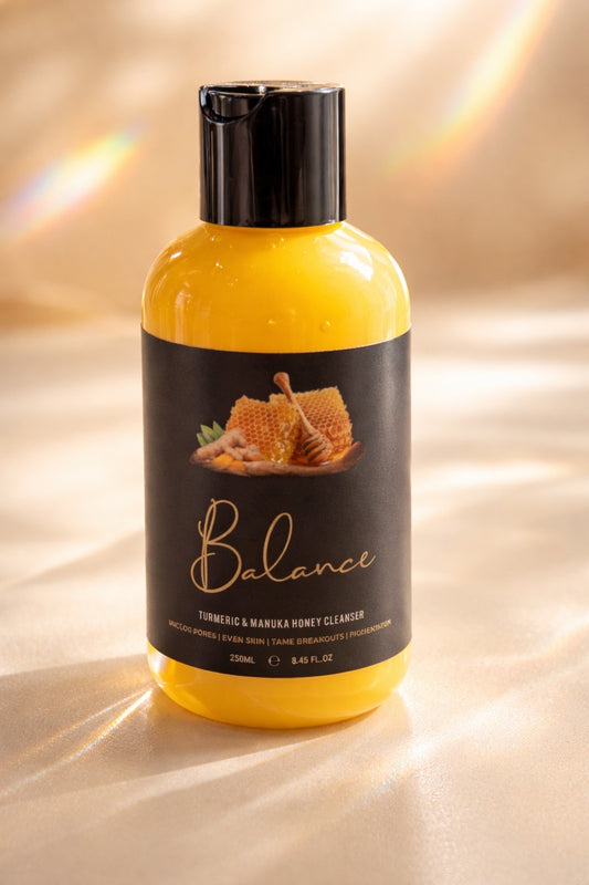 BALANCE (MANUKA HONEY & TURMERIC) FACE CLEANSER